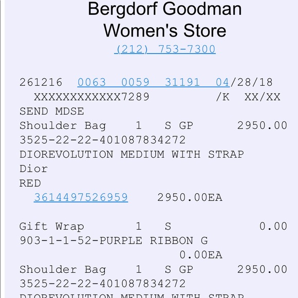 Dior evolution red calfskin with strap - Picture 8 of 8